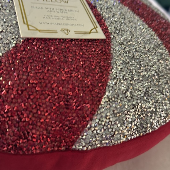 Sparkles Home luminous Christmas Peppermint Pillow - Picture 5 of 6